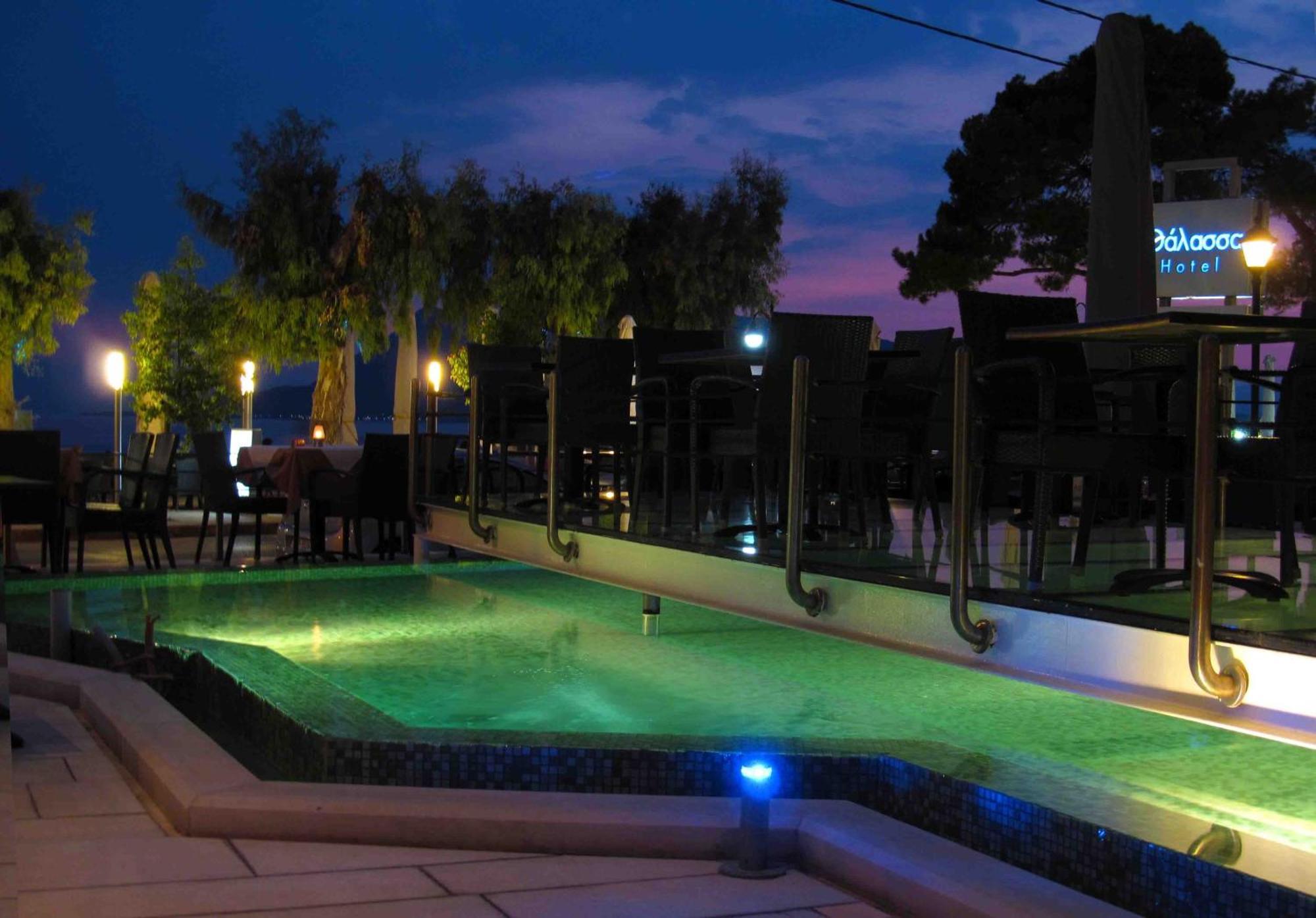 Thalassa Hotel Lutrá Edipszú Kültér fotó